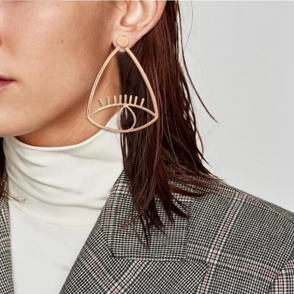 Statement EYE EARRINGS - Picture 2 of 6